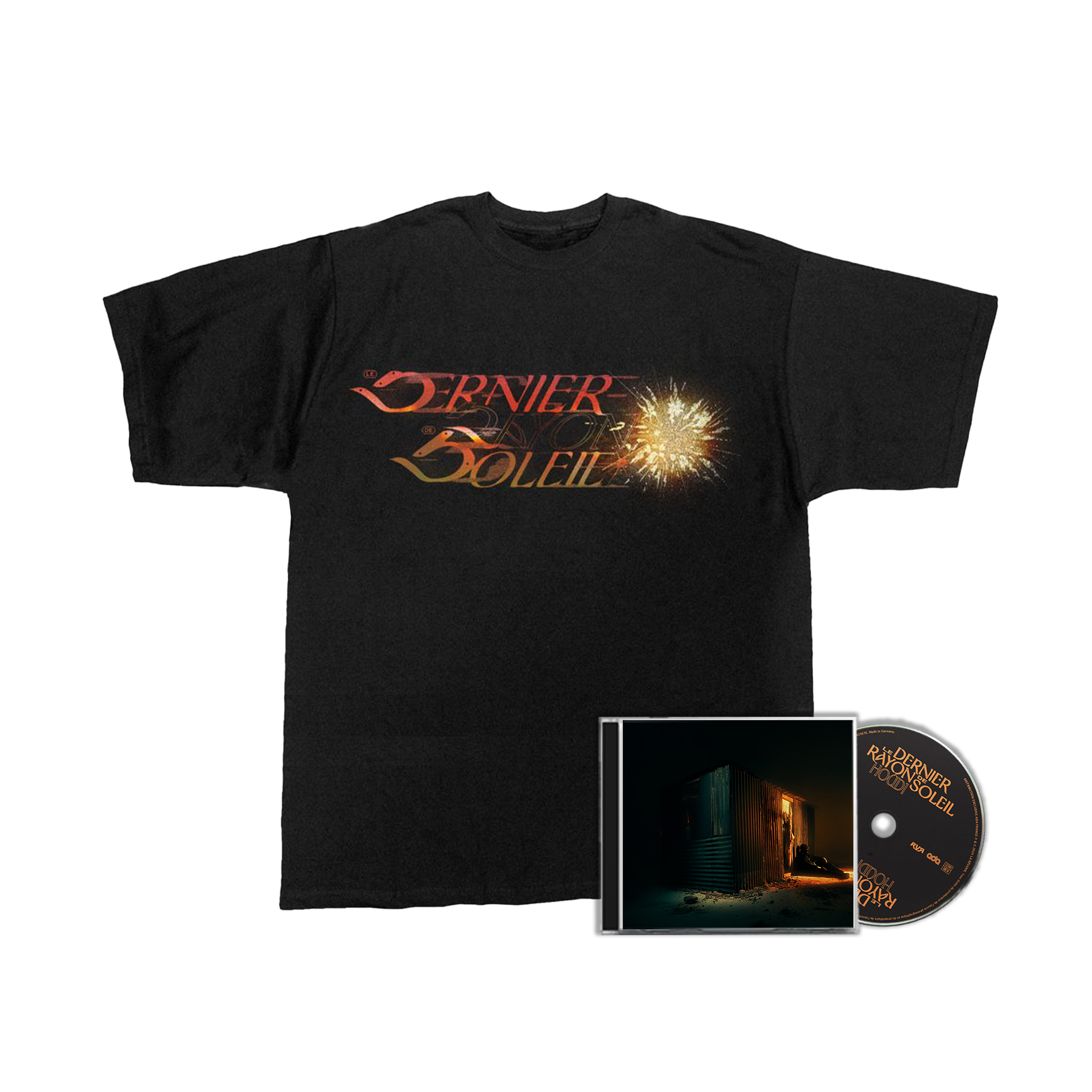 PACK CD + T-SHIRT NOIR